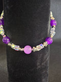 Shades Of Purple Bracelet With Stars