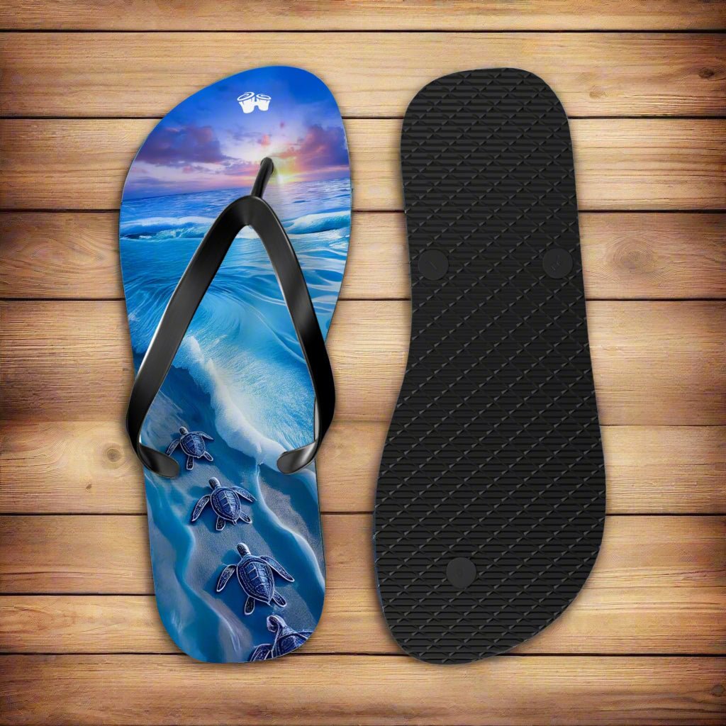 Sea Turtle Flip Flop Shoes