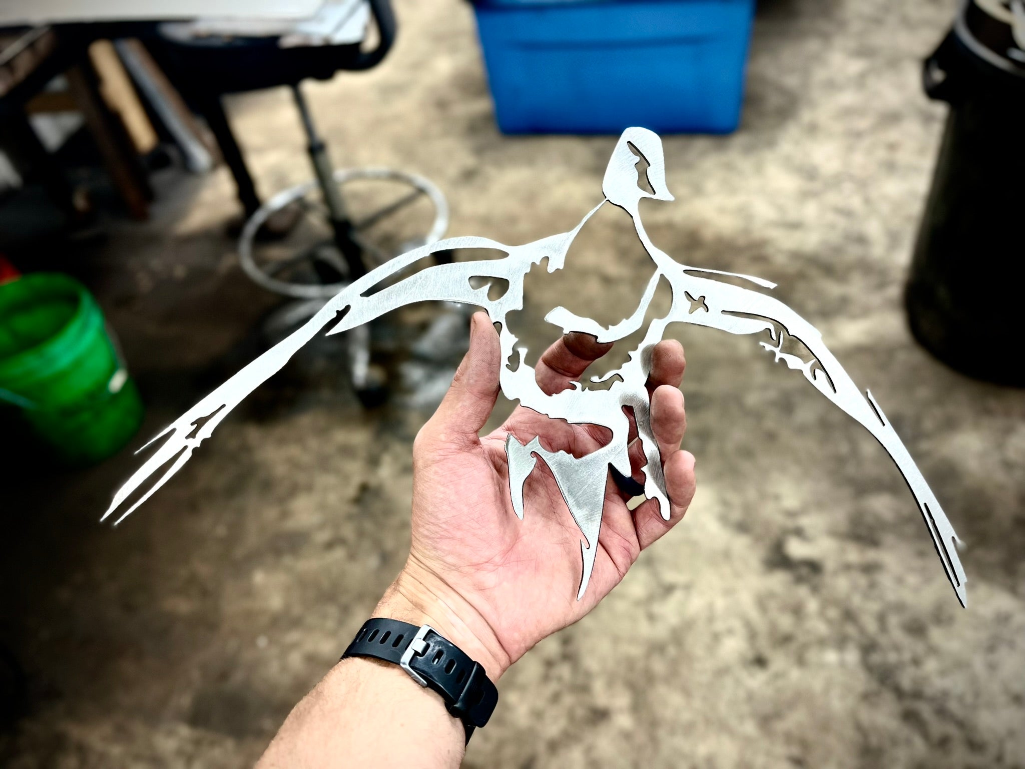 Steel Hollow Pintail Duck Incoming | Wall Art