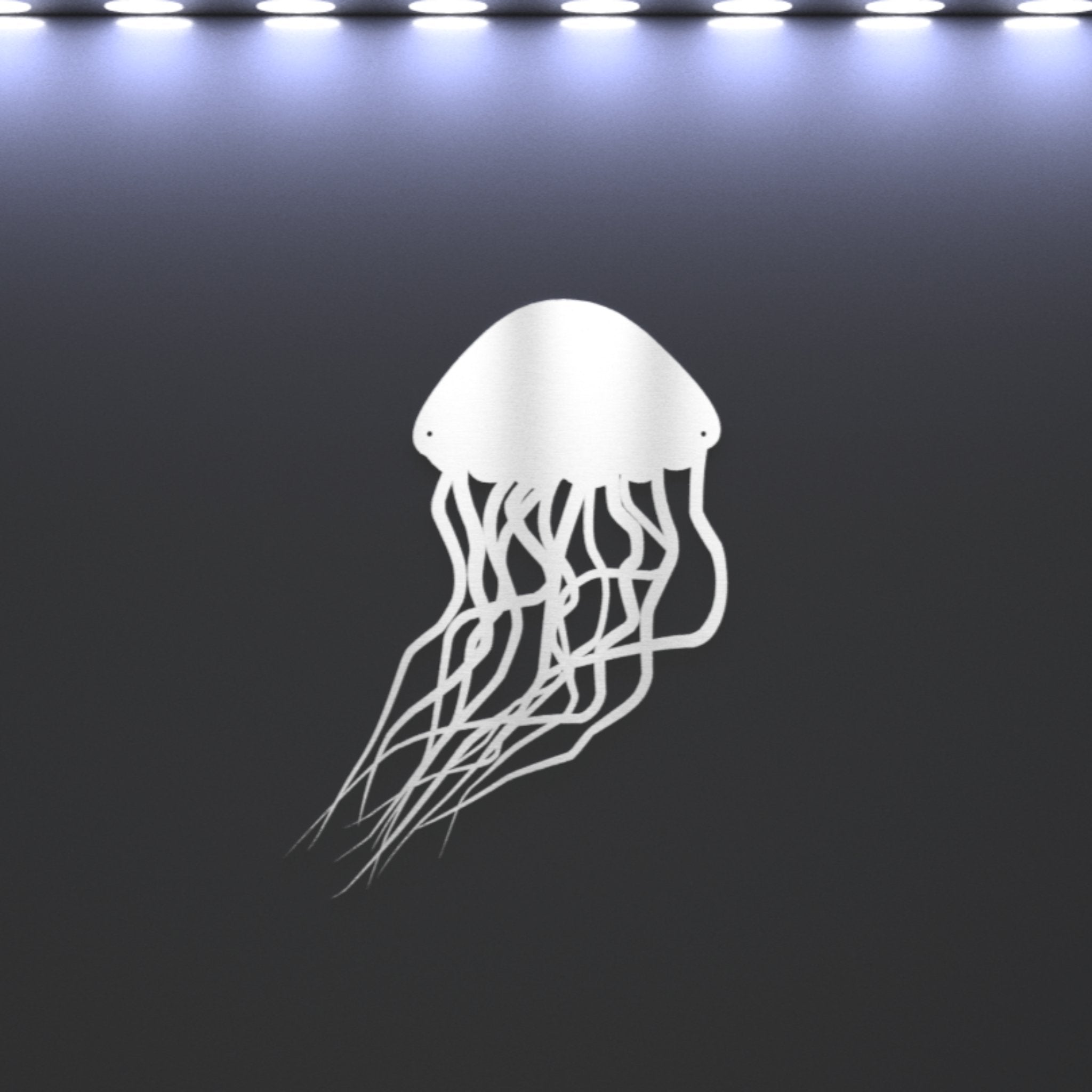 Steel Jellyfish Wall Art