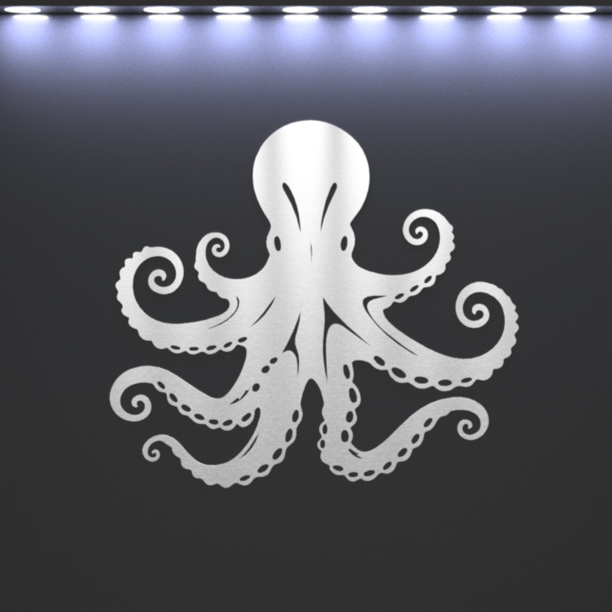 Steel Octopus Wall Art