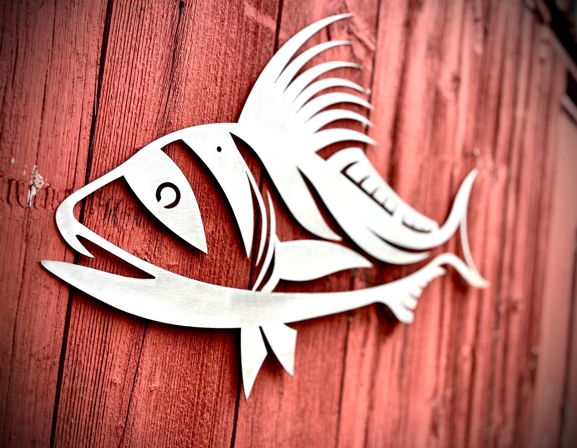 Steel Roosterfish Wall Art