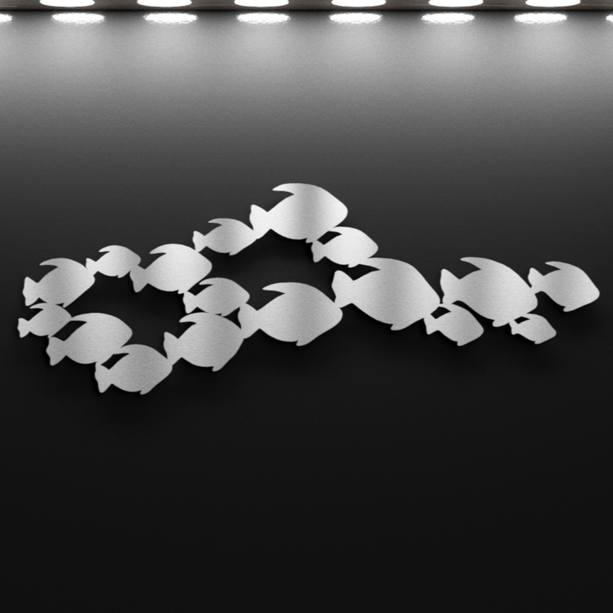 Steel School of Fish - Wall Art