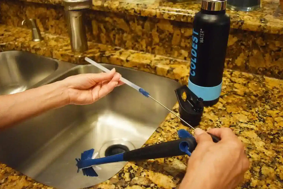The Coldest Water Bottle Brush: 3 Tools in 1