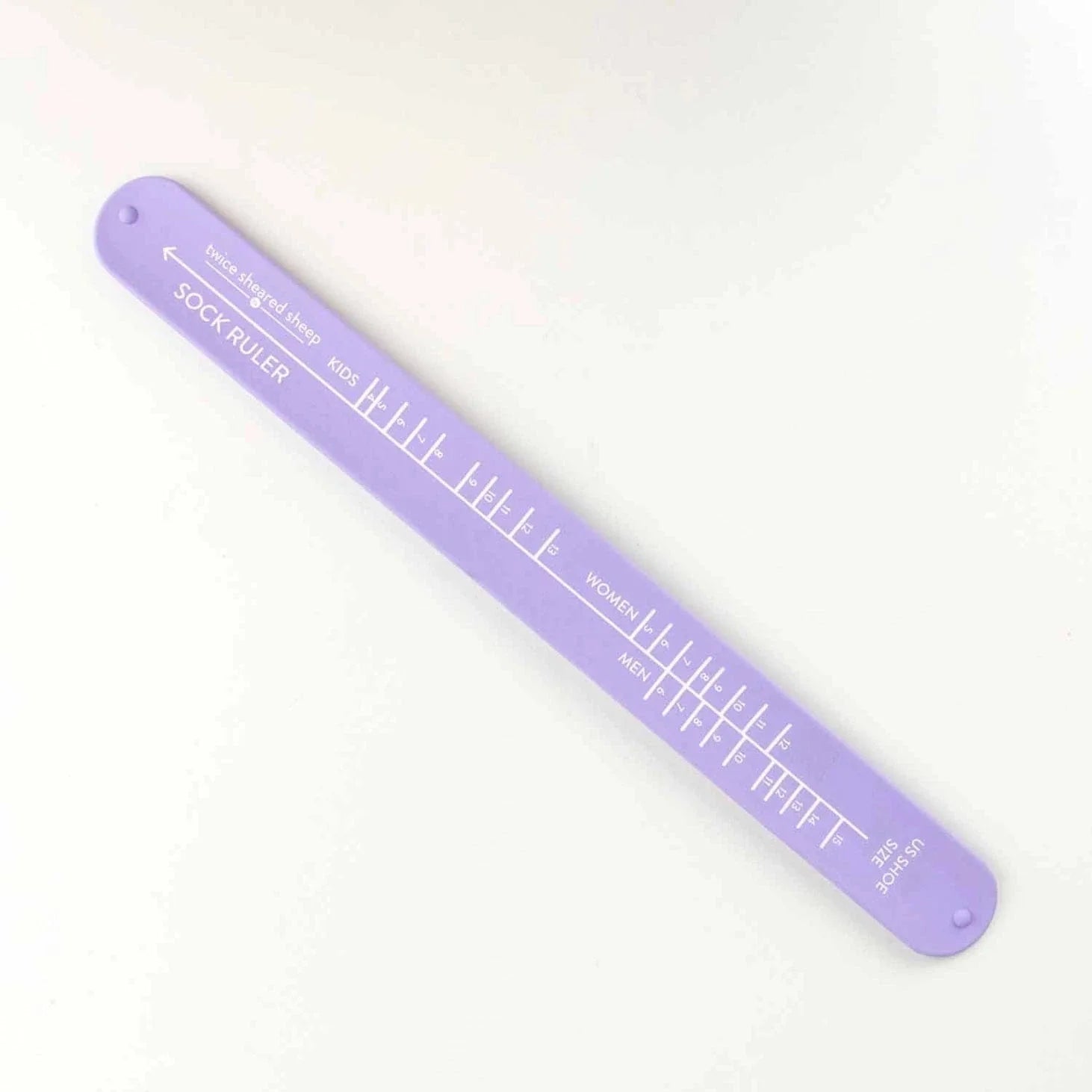 Sock Ruler - Sock Sizing Ruler