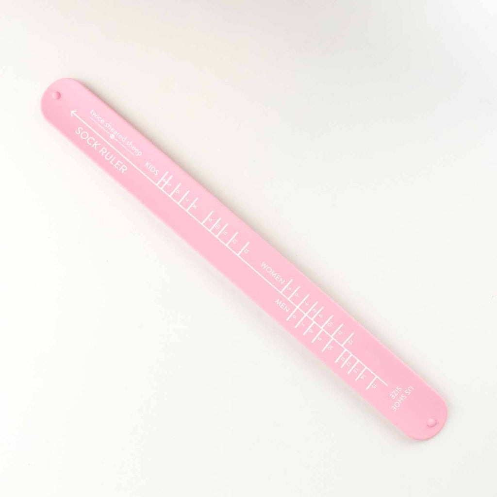 Sock Ruler - Sock Sizing Ruler