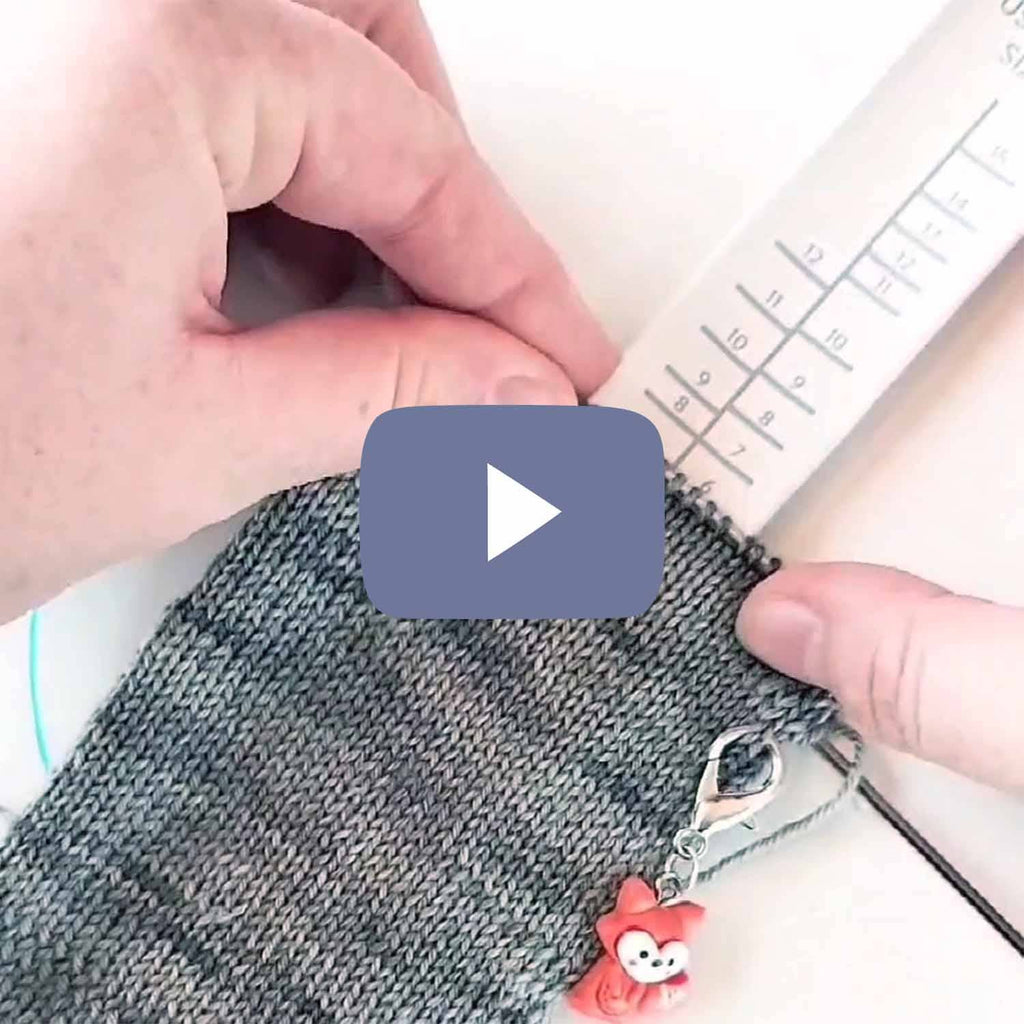 Sock Ruler - Sock Sizing Ruler