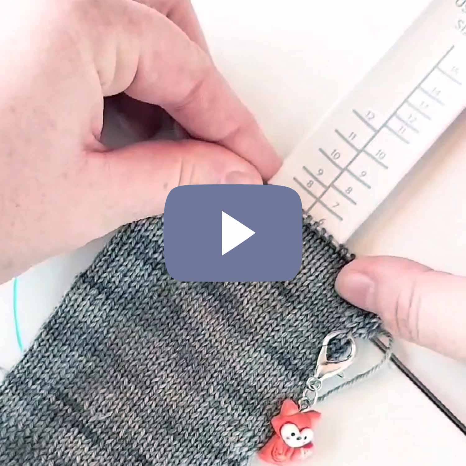 Sock Ruler - Sock Sizing Ruler